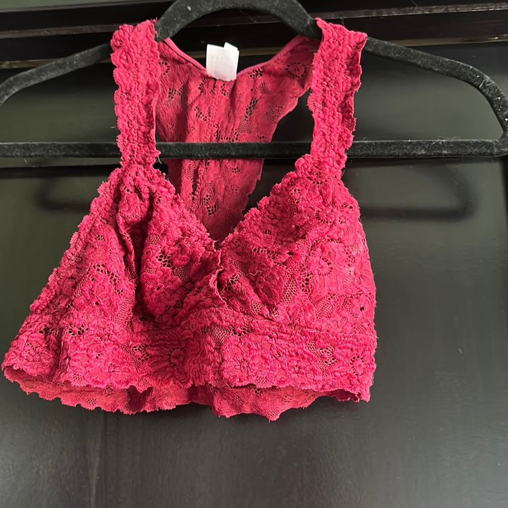 Burgundy/Wine ITZON Bralette. NWOT